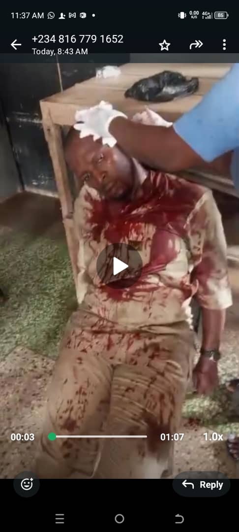 Okija Man, NSCDC, Anti-Tout, Agunechemba Beat Police, Trader To Point Of Death In Onitsha Market