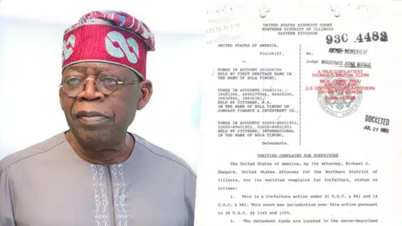U.S. Judge Orders Immediate Release of Tinubu’s Criminal Records