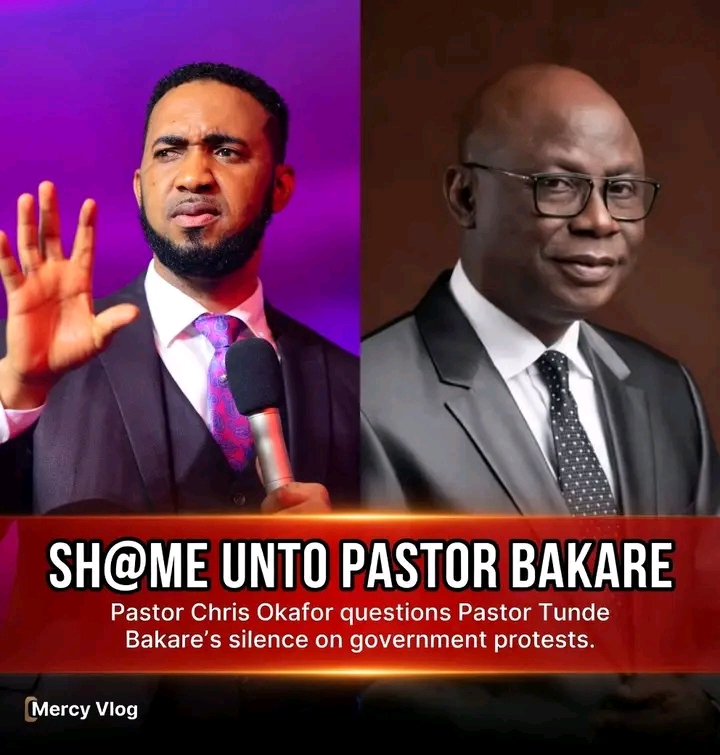 Clerical Rift Deepens as Pastor Chris Okafor Challenges Tunde Bakare Over Political Silence