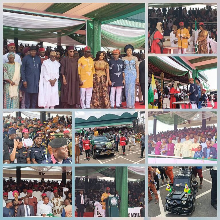 2nd Term: Shettima, Obasanjo, Obi, Others Present as Soludo Takes Oath of Office, Says ”Ọsọ Soludo” Is Real, Launches Gear-4, Eyes More Airports