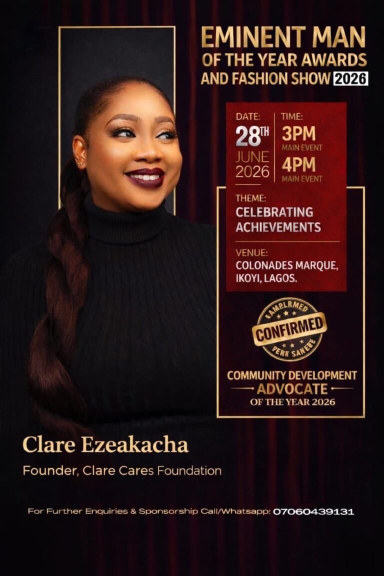 EFSA: Clare Ezeakacha Nominated as Community Development Advocate of the Year 2026