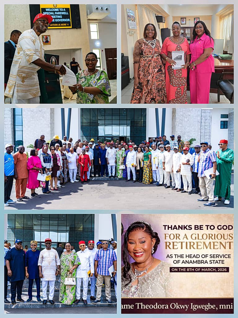 Soludo, Anambra Workers Laud Former Head of Service, Barr. Igwegbe, as She Retires, Celebrate Her Legacies