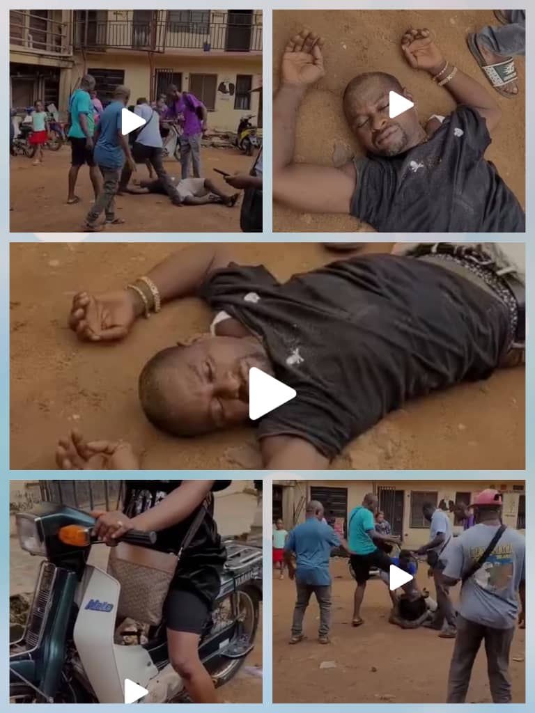 Suspected Motorcycle Thief Apprehended, Beaten to Near Death in Nnewi, Obi, Onunkwo, Ojukwu, Others React (Video)