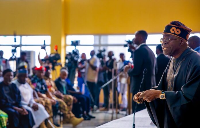 “I Have To Fly Back”: Tinubu’s Blunt Jos Stopover Sparks Fury As He Blames Airport Blackout For Quick Exit