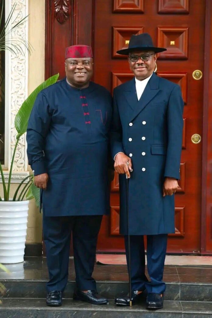 Wike-Backed Coalition: Sandy Onor First to Purchase PDP Presidential Forms Amid Vow Not to Threaten Tinubu’s 2027 Re-election