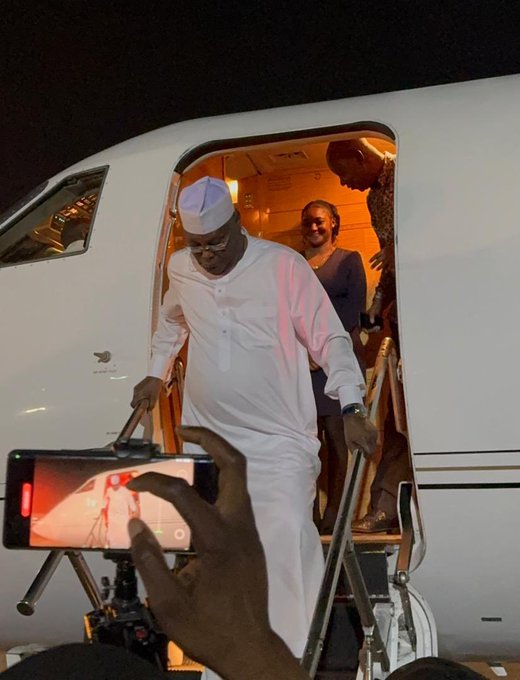 Atiku Returns from Morocco, Set to Pick Up ₦90m ADC Presidential Forms