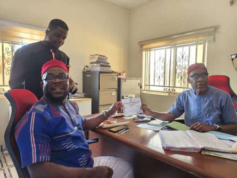Orumba Community Hails Dr. Odiraa Nwankwor as He Picks APGA House of Reps Forms