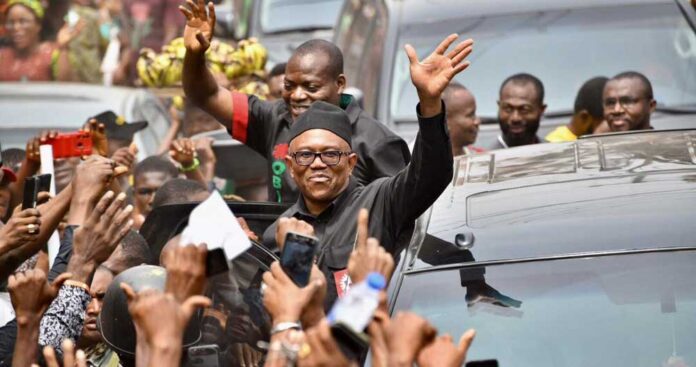 Spontaneous Crowd Swarms Peter Obi in Abakaliki, Boosting ‘OK’ 2027 Presidential Ticket Momentum