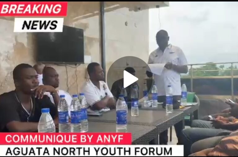 2027: Aguata Youths Reject ‘Emi Lokan’ Politics, Demand Competence and Zoning Equity