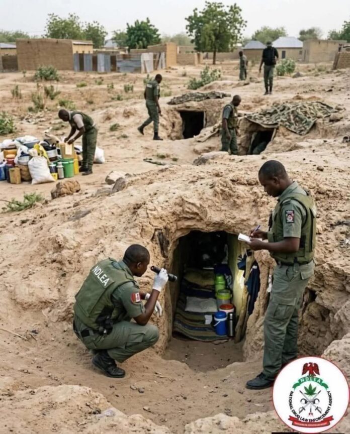 Kano Underground Drug Bunkers Uncovered: NDLEA Begins Demolition of Rimin Kebe Tunnels