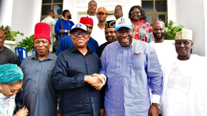 2027: Peter Obi, Seriake Dickson Hold Closed-Door Talks Following 'Most Qualified' Comment and NDC Internal Rift