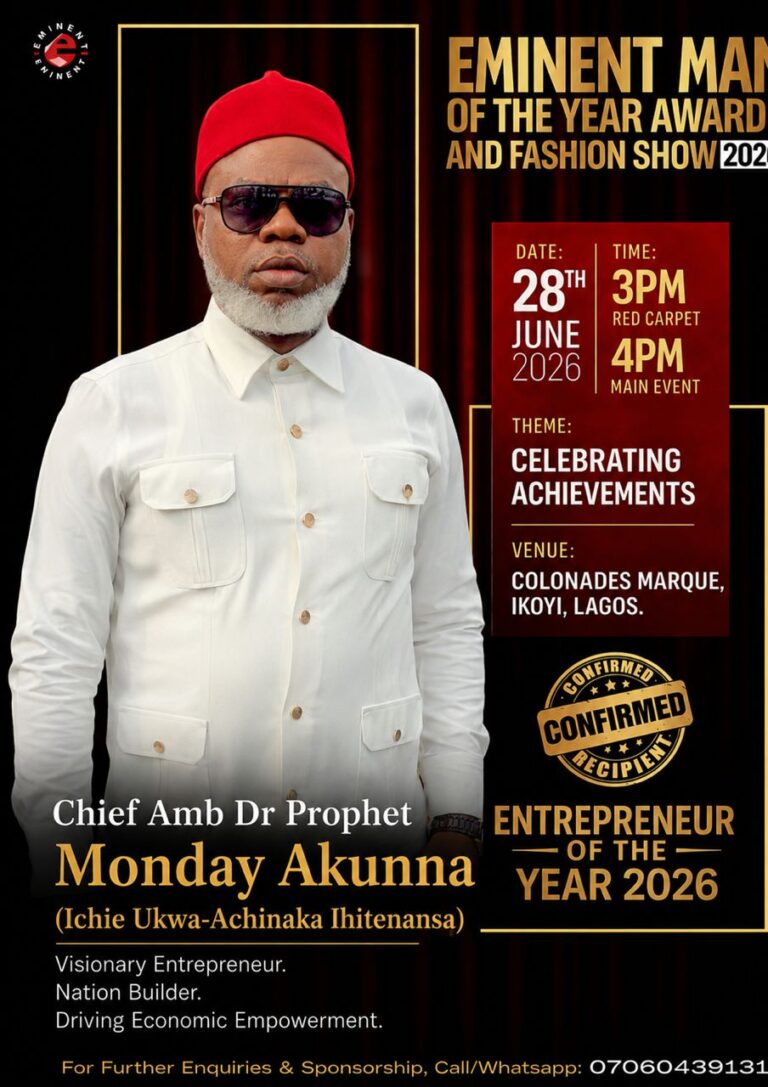 Chief Monday Akunna: Integrity, Leadership and Service as Pillars of Success
