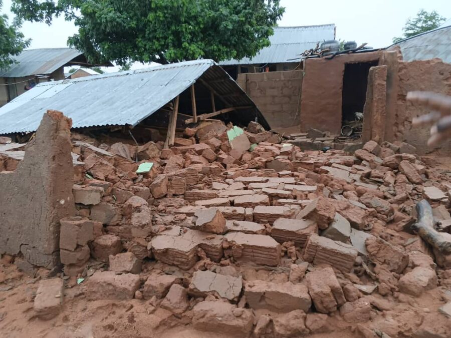 Rainstorm kills 50-yr-old woman, 4-yr-old granddaughter, destroy houses away in Bauchi