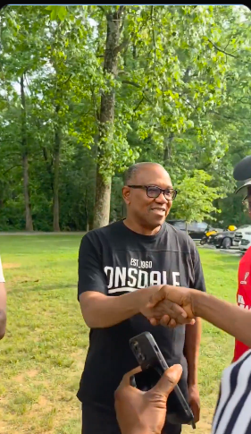 Excitement As NDC Presidential Candidate Peter Obi Makes Surprise Visit To Nigerians In Washington D.C.