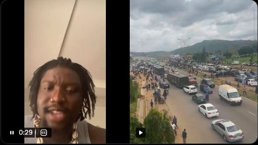 “I Was Not Arrested”: Verydarkman Disperses Protesters From Abuja Bridge, Promises Next Phase Of Action