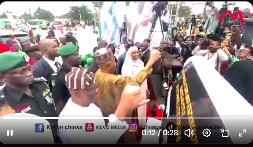 Drama as FCT Minister Nyesom Wike Refuses to Drink Water at Commissioning of New Karu Water Project