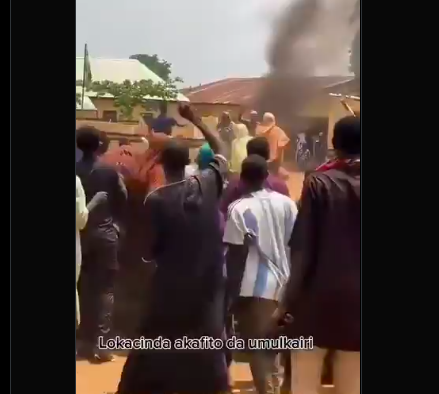 Video Evidence Contradicts Police: Outrage Over Claims Kaduna DPO Handed Slain Female Teacher to Bloodthirsty Mob