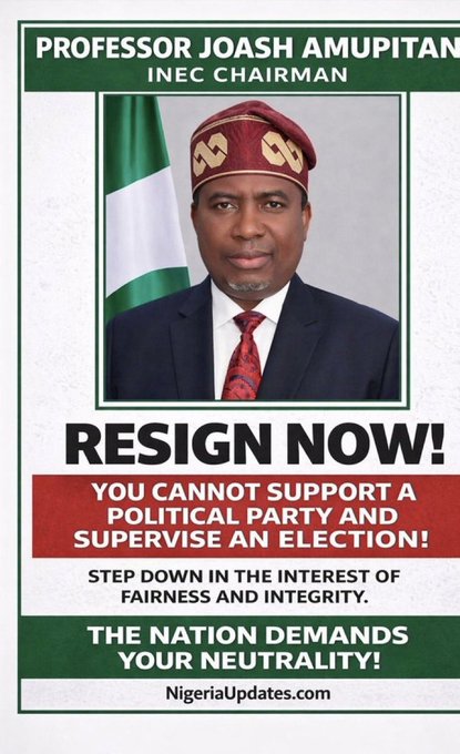 VOTER SUPPRESSION SCANDAL: Panic Grips Opposition Strongholds Over Alleged INEC Database Mass-Deletion Plot; Resignation of Chairman Demanded