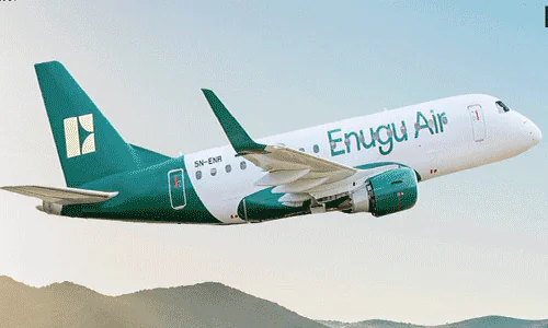 Emergency at Benin Airport as Enugu Air Aircraft Skids Off Runway