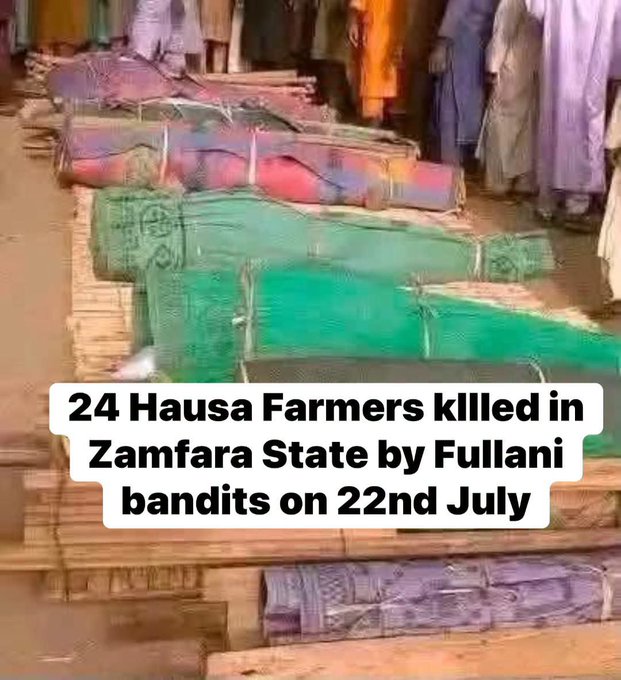 Tragic Tragedy in Zamfara: 24 Farmers Massacred in Fresh Bandit Attack as Rural Terror Grips North-West Communities