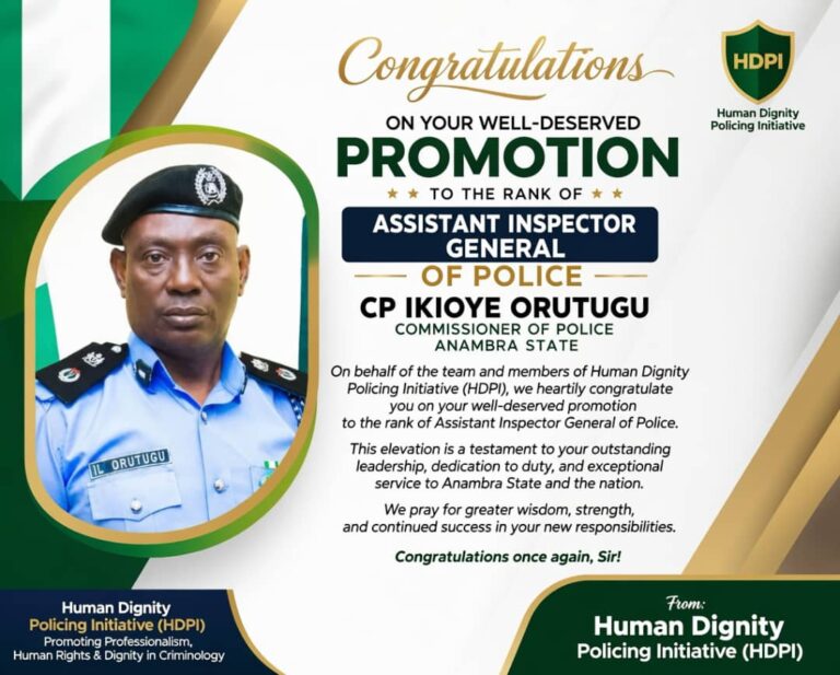 Breaking: Anambra Police Commissioner Promoted to Assistant Inspector-General of Police