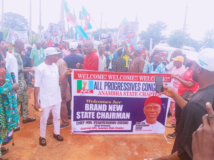 We'll deliver Tinubu, all our Senatorial, Reps, Assembly candidates in 2027 - Osegbo, new Anambra APC boss