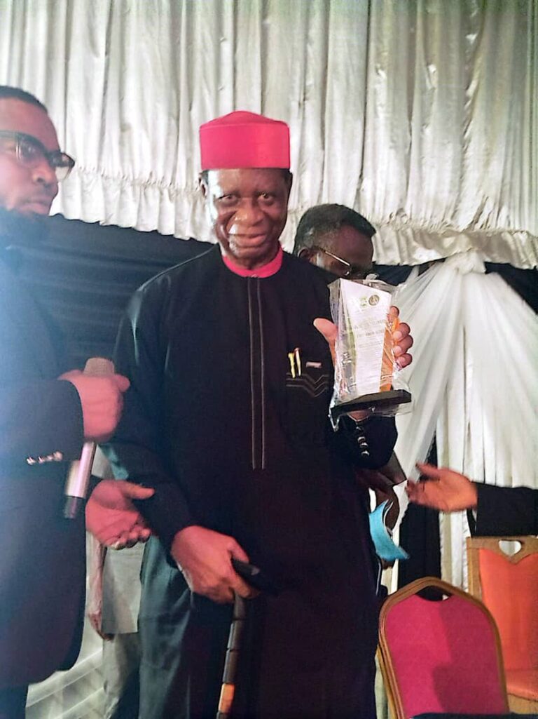 Former PSC Chairman Simon Okeke Bags Lifetime Service Award from COOU Law Faculty