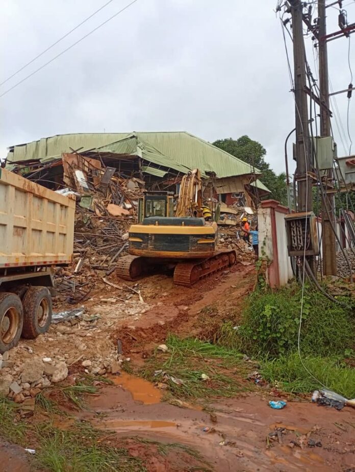 Two Dead, Three Hospitalized as 3-Storey Student Lodge Collapses in Amaokpala, Anambra