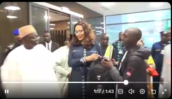 BITTERSWEET HOMECOMING: Foreign Minister Bianca Ojukwu Receives Five Rescued Traders at Abuja Airport After Bitter Ivorian Prison Ordeal