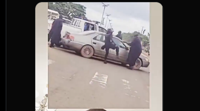 CONVOY RAGE: Citizen Demands Action From Governor Nwifuru After Escort Operatives Smashing Car Windows Goes Viral