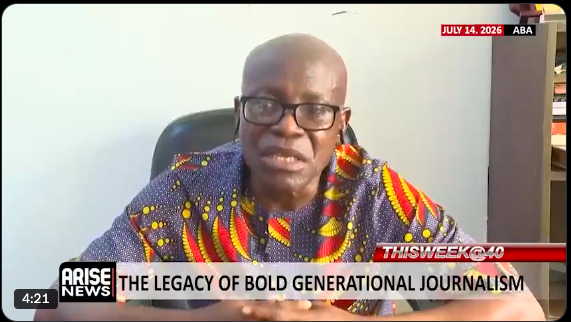 Journalists Had More Freedom Under Military Rule Than in Today's Democracy, Laments Eziuche Ubani