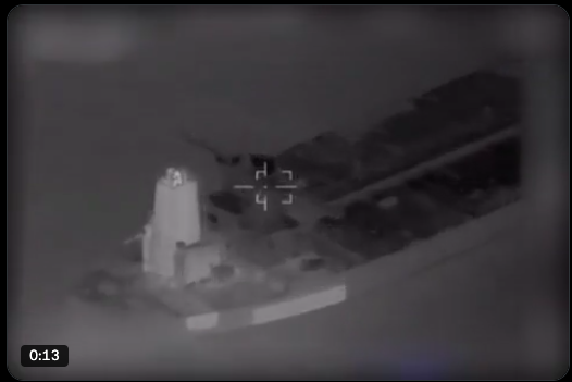 GULF CRISIS: IRGC Navy Releases Rare Footage of Drone Strike on Thai Tanker in Strait of Hormuz