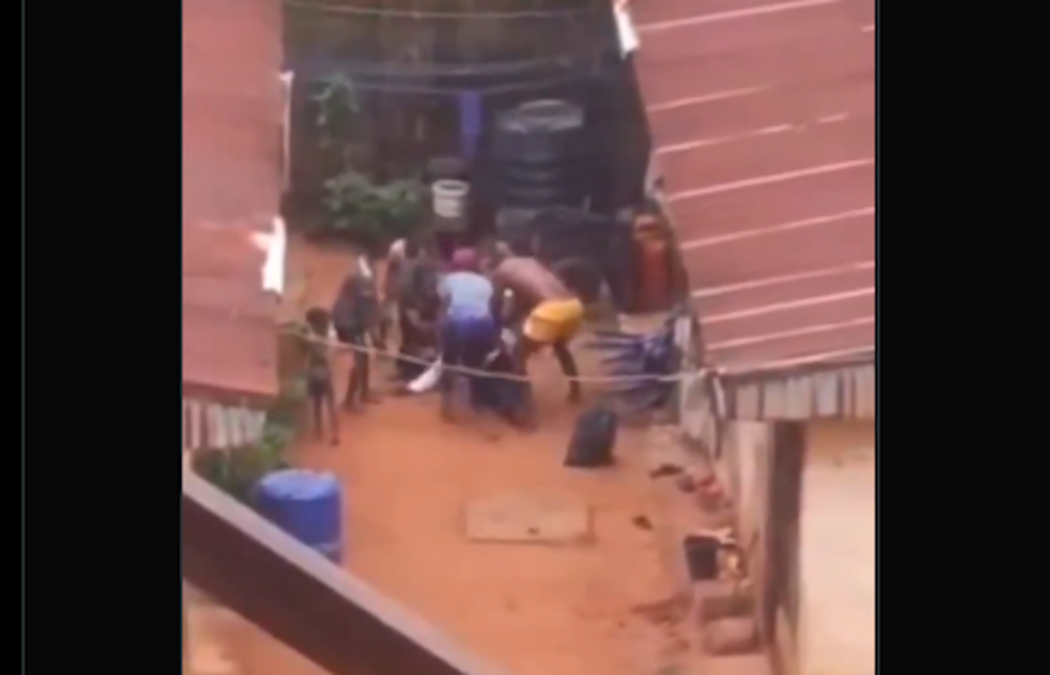 DOMESTIC VIOLENCE: Outrage as Viral Video Captures Man Brutally Assaulting Wife in Abakpa, Enugu State