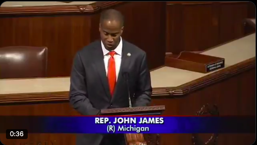 US Congressman John James Calls for Immediate Release of Mazi Nnamdi Kanu on House Floor