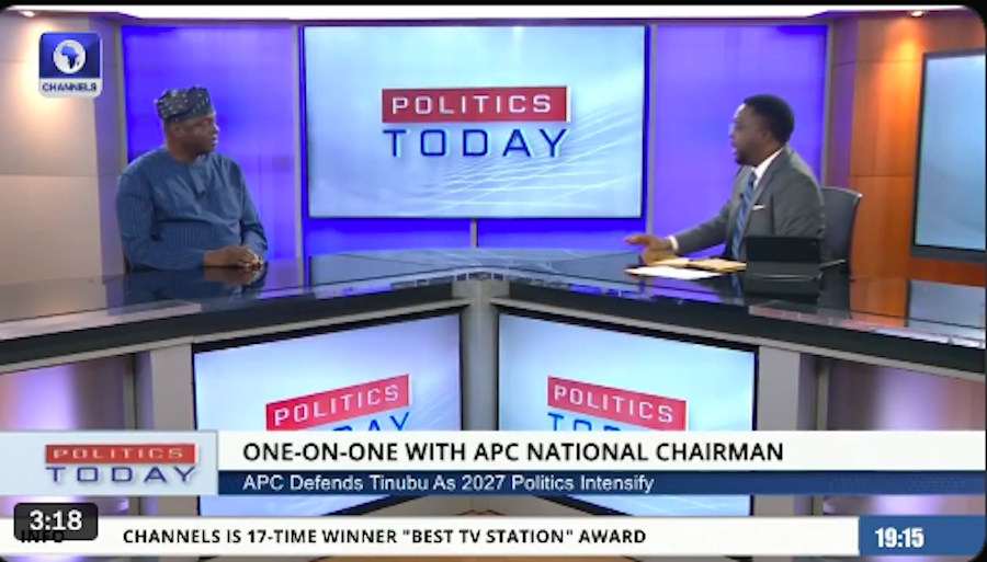 "Nobody Chased Peter Obi Out of PDP or Labour Party": APC National Chairman Nentawe Yilwatda Exonerates Party From Opposition Crisis