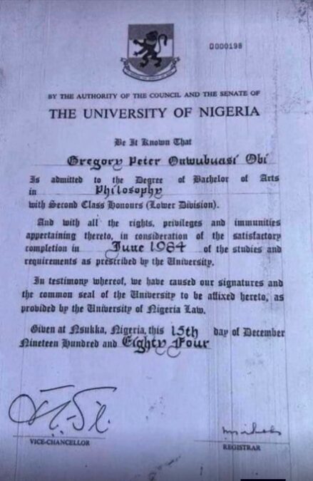 Fact-Check: Did Peter Obi Go to University Before Secondary School? Unpacking the Digital Discrepancy