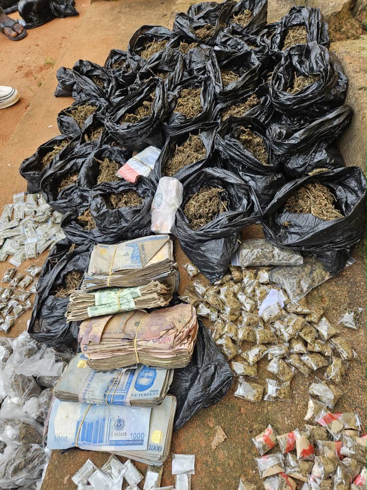 New Anambra CP Hits Ground Running, as Operatives Raid Notorious Criminal Hideout, Arrest 2 Suspected Drug Dealers, Seize N6.2m Worth of Drugs