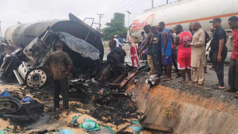 Jezco Filling Station Escapes Fire, As Fuel Tanker Explodes in Awka, Kills Two (Video)