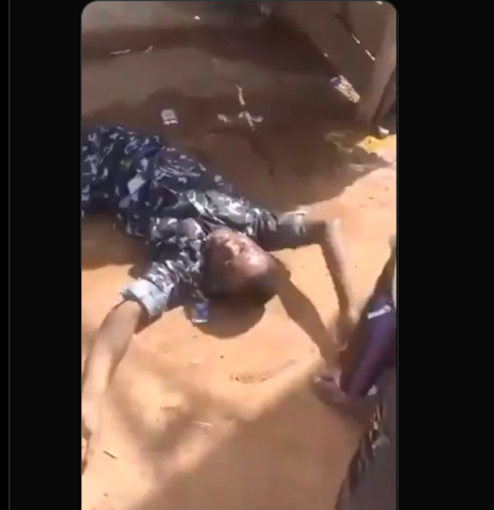 Viral Video: Officer Filmed Exhibiting Erratic Behavior Under Alleged Drug Influence in Asin Ekiti
