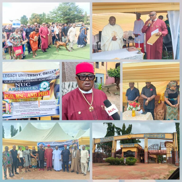 Legacy University Gets NUC, NMCN Approvals for Postgraduate,  Nursing, Other Programmes