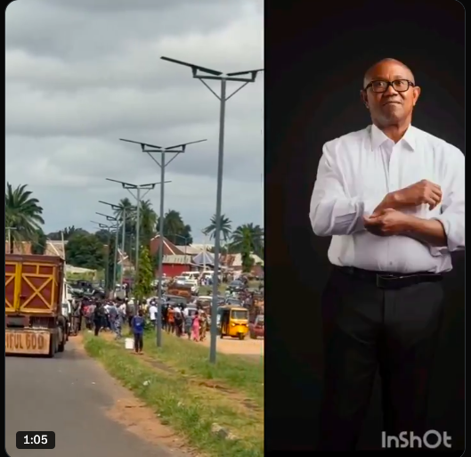BREAKING: Suspected Thugs Block Peter Obi's Convoy in Benue, Prevent Access to Yelwata Massacre Victims