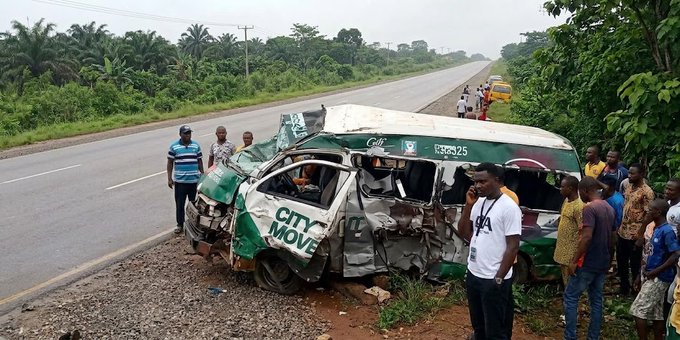Fate of Victims Unclear After City Boy Movement Bus Crashes on Lagos-Ibadan Expressway