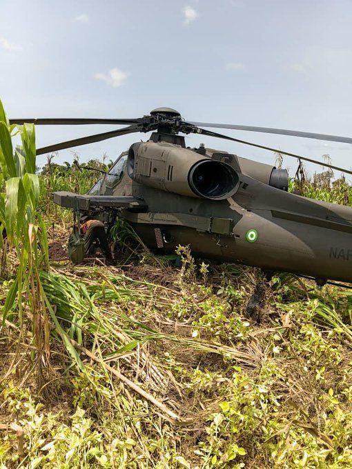 Nigerian Air Force Helicopter Makes Emergency Landing In Makurdi, Crew Unhurt